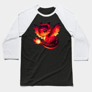 Crimson Emberwisp Hatchling Baseball T-Shirt